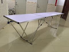壁纸3米折叠上胶桌 自动升降高矮 全铝合金包边折叠涂胶桌工作台