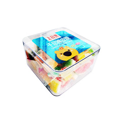 新品 上珍果上珍千层橡皮糖方盒200g  多彩果汁软糖休闲零食