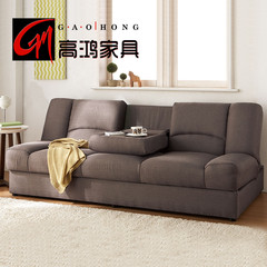 高鸿  韩式沙发床 日式收纳多功能 双人布艺沙发 折叠收纳新品
