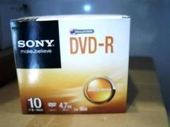 正品索尼SONY dvd-R 单片盒装 空白光盘 dvd刻录盘 DVD-R