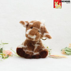 TAKENOKO毛绒玩具长颈鹿公仔钥匙扣梅花鹿创意礼品小挂件公仔玩偶