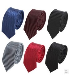 拼马 韩版窄领带 结婚时尚英伦休闲领带男韩版窄