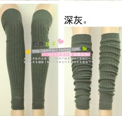 艾玛冬季堆堆袜袜套韩国 靴套 过膝特价品牌腿套弹力兔毛羊毛毛线