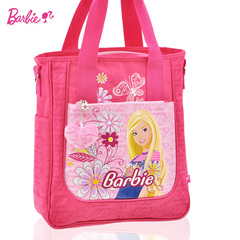 芭比小学生书包公主斜挎包补习袋女童手提包时尚可爱小孩儿童包包