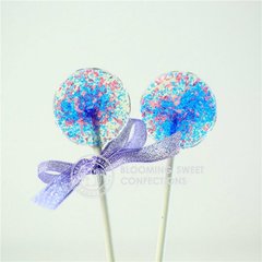 美国正品BloomingSweet蓝紫色糖粒晶体创意生日礼物礼品盒棒棒糖