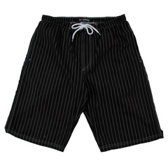 原创设计 韩版 夏季男士黑色条纹时尚休闲户外海滩裤游泳裤男热卖