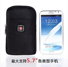 瑞士军刀 男士穿皮带手机腰包钱包苹果iphone6 5.5寸 5.7寸手机包