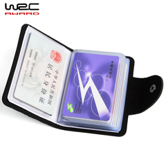 WRC女式卡包男士卡包纤皮卡片包邮信用卡银行卡夹证件交通卡套