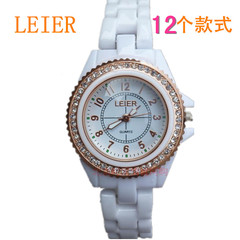 五一特价陶瓷手表女士时尚潮流韩版白陶瓷女式手表防水石英女手表