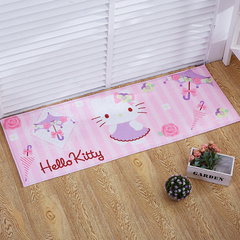 hellokitty儿童地毯粉色公主地毯卡通地垫儿童房配套爬行毯 可爱