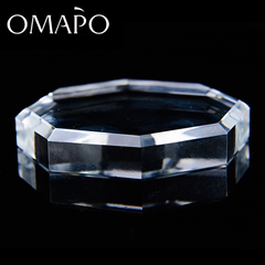 OMAPO 水晶玻璃玉石胶水垫片 嫁接种睫毛工具 水晶立体垫片不伤手