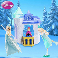 冰雪奇缘公主之安娜艾莎声光芭比娃娃礼盒套装换装女孩过家家玩具