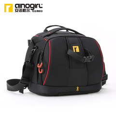 安诺格尔单肩摄影包 单双肩两用相机包 佳能单反包单肩男女摄影包