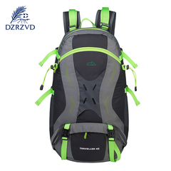 杜戛地户外登山包男女40L容量双肩包防水透气休闲旅行背包