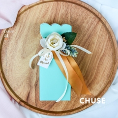 原创高端Tiffany蓝大号花瓶喜糖盒 结婚礼盒婚宴用品回礼欧式糖盒
