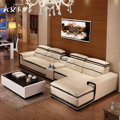 安卡梦 真皮沙发客厅组合沙发皮艺沙发头层牛皮现代沙发KB119#