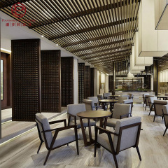 新中式售楼处洽谈桌椅酒店咖啡厅简约接待沙发椅组合茶楼家具定制