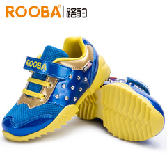 rooba路豹童鞋 男童鞋春季新款 韩版潮儿童运动鞋女童休闲运动鞋