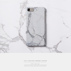 潮牌原创IPhone7手机壳创意大理石图案苹果手机套潮