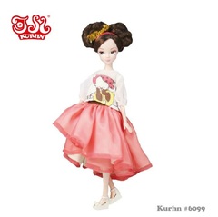 正品关节体可儿娃娃经典米妮-名媛造型6099女孩玩具礼物套装