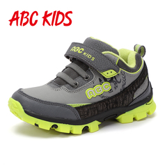 ABC童鞋 2016冬季新品男童运动鞋儿童户外休闲鞋防滑登山鞋子二棉