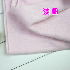 半米价 淡粉色摇粒绒布料 毛绒布料 手工DIY 玩偶 服装 背景布
