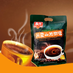 春光兴隆山地咖啡340g/袋 海南特产三合一提神咖啡粉 速溶咖啡