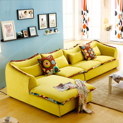 卡卡莫 大小户型布艺沙发组合现代简约客厅可拆洗休闲布沙发