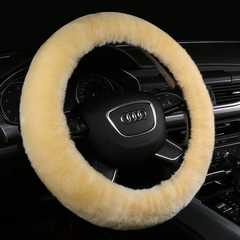 汽车方向盘套专用于奥迪A4A4LA6A6LA3A7A8TTQ3Q5Q7冬季羊毛把套
