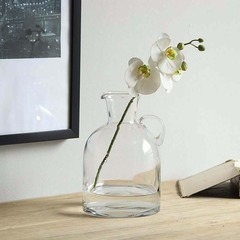 达埃兰手工玻璃花瓶花插 新古典美式欧法式乡村田园花器 现代简约