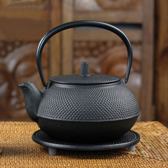 日本进口茶壶 不锈钢茶壶带过滤网 铁壶日本铸铁茶壶无涂层 茶壶