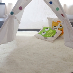 棉花小窝-印第安帐篷地势游戏爬行垫防潮垫客厅茶几毛绒垫地毯