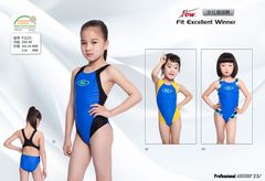 Few/飘 活泼靓丽色彩专业儿童泳衣 F2125