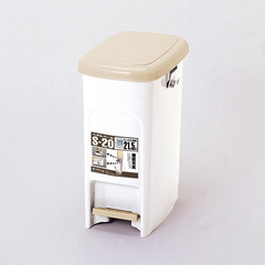 日本进口sanko厨房脚踏垃圾桶家用翻盖垃圾箱大号纸篓欧式垃圾筒