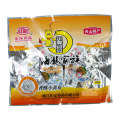 舟山海鲜零食 特产 正龙香酥小黄鱼450g白色包装原味罐头系列鱼干