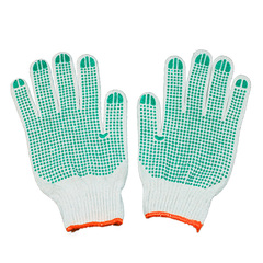 烧烤必备 棉质优质手套 隔热手套 防烫 安装手套 点塑手套