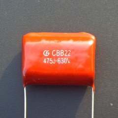 CBB21 CBB22电容器 475J 4.7UF 630V 脚距:31MM