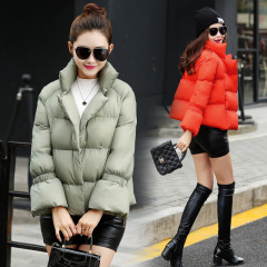 2016冬季女装新款时尚韩版斗篷加厚短款棉衣外套