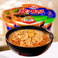 韩国泡面农心牛肉碗面110g进口方便面牛肉汤面速食面 进口食品
