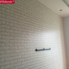韩国复古砖纹自粘墙纸 田园客厅卧室 浴室砖纹背景墙 自贴壁纸
