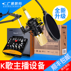 Takstar/得胜 PC-K550 简装版电容麦 套装录音设备YY话筒 K歌套装