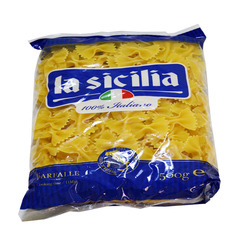 意大利面 进口零食品 Lasicilia辣西西里 蝴蝶型 意大利面 500g