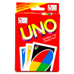 UNO牌纸牌优诺牌扑克卡诺乌诺成人儿童休闲桌游 益智游戏新品促销