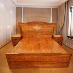 红木家具红木床实木床1.8米床品牌床中式床非洲黄花梨木