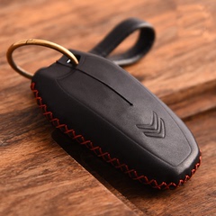 雪铁龙 C4 世嘉  C4L C3-XR 牛皮钥匙包 钥匙套 汽车遥控保护壳