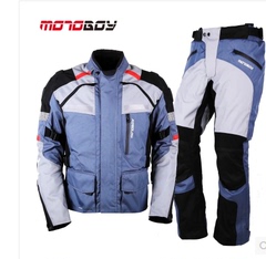 正品MOTOBOY摩托车拉力服防雨防风防摔男 赛车服保暖 骑行服套装