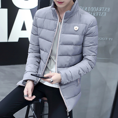 男士棉服2016冬季新款外套韩版青少年修身棉衣潮流男装立领棉袄子