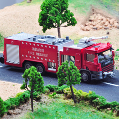 凯迪威1：50合金水罐消防车 工程车模型 消防救援车仿真车模玩具