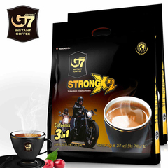 新品 越南进口中原G7浓醇速溶3合1咖啡700g*2包特浓香醇多省包邮
