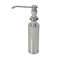 水槽皂液器 厨房水槽用铜头皂液瓶清洁瓶洗手液_皂液器